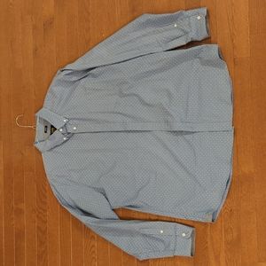 Lee - Long Sleeve Patterned Dress - Men's Size XL